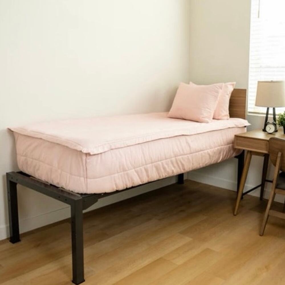 Beddy's Zipper Bedding Pink Blush Girls Comforter Toddler Sham Size Minky Fabric